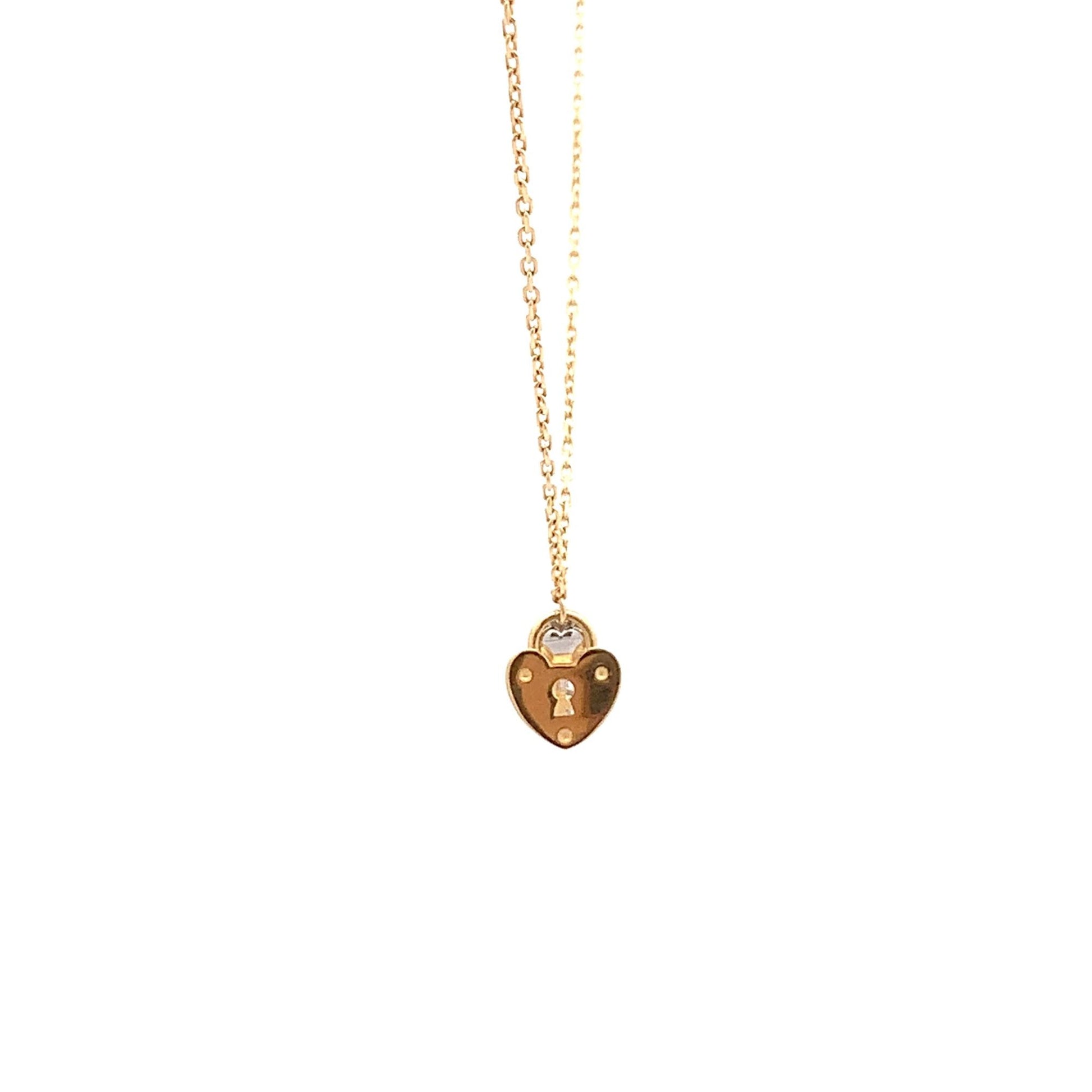 18K Gold Two Tone Gold Bracelet Charms Size 7.5 inches - Rafant