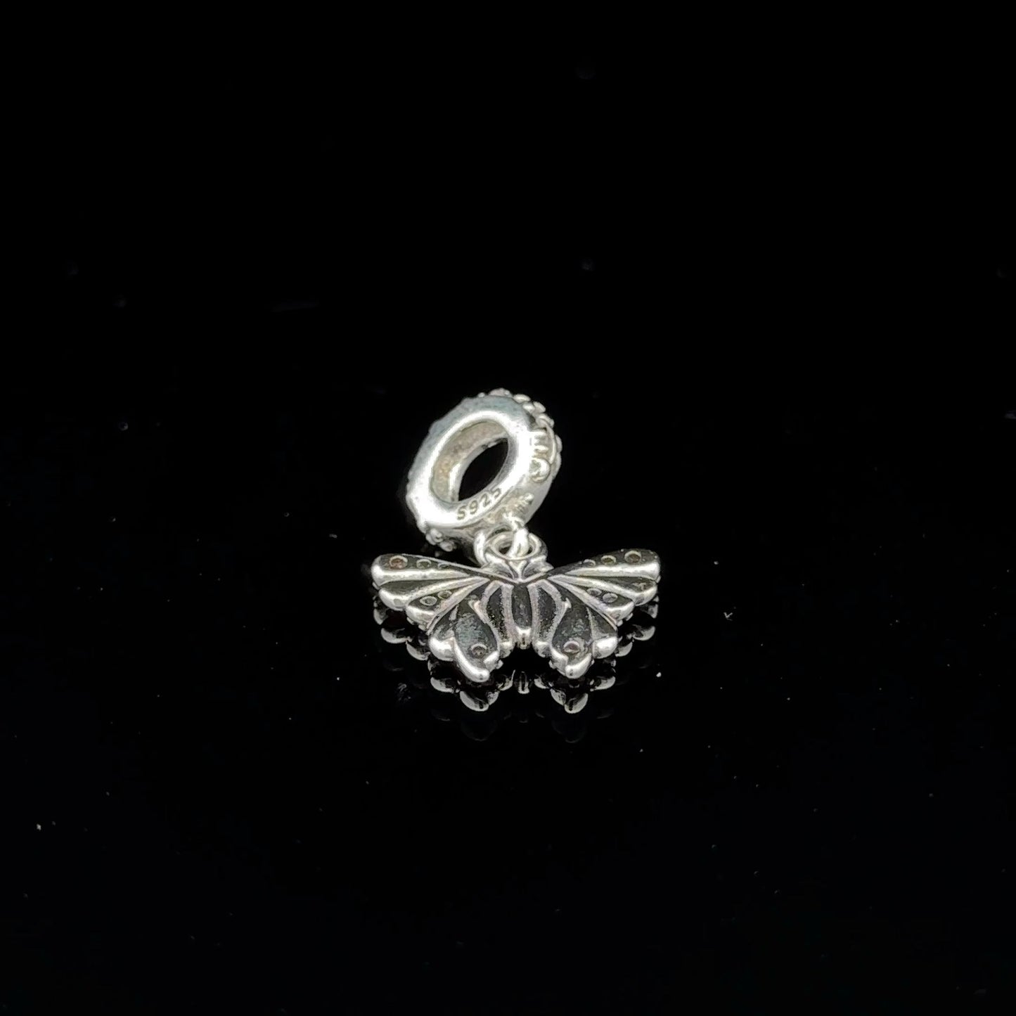 925 Sterling Silver Charm Bead Butterfly for Charm Bracelet Necklace - Rafant