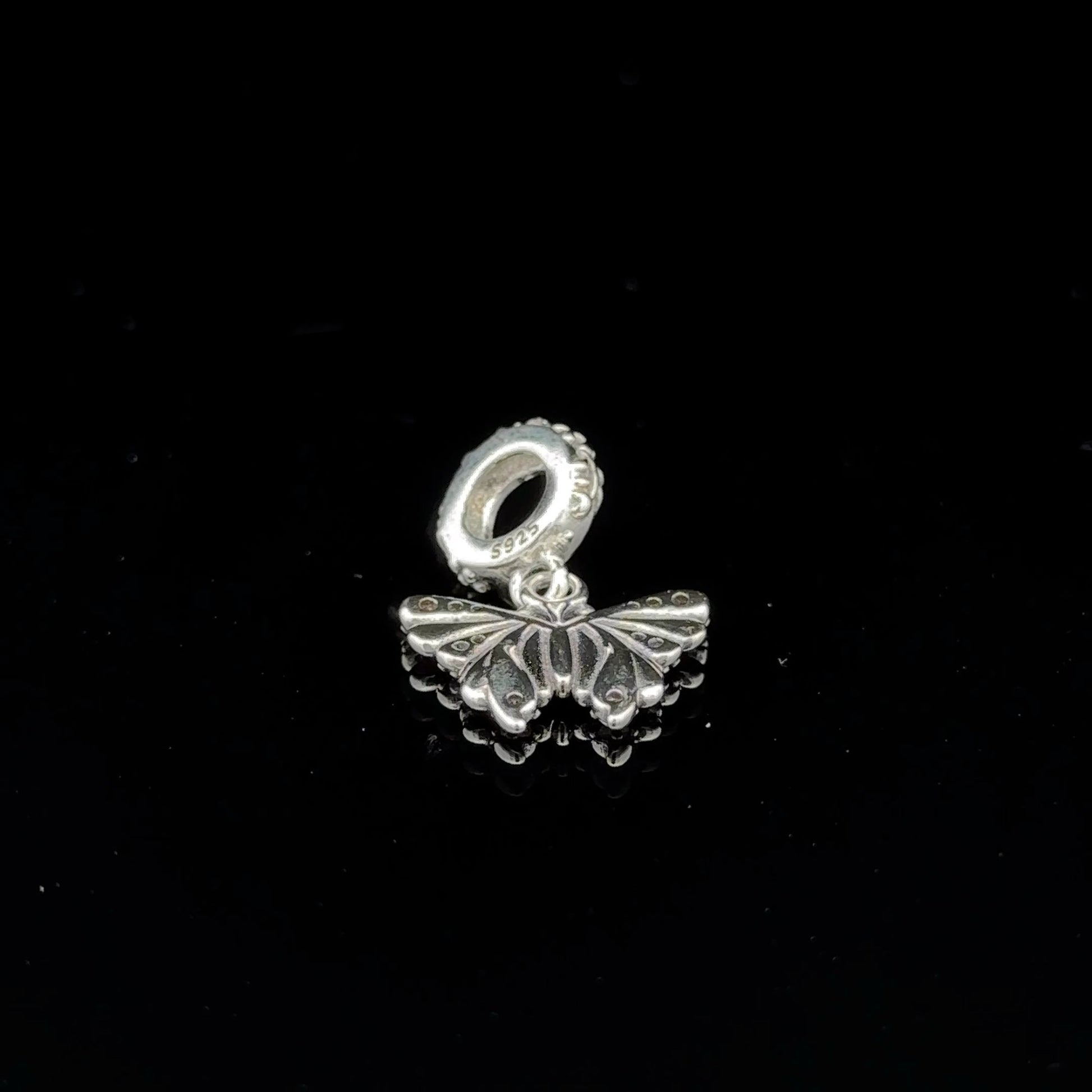 925 Sterling Silver Charm Bead Butterfly for Charm Bracelet Necklace - Rafant