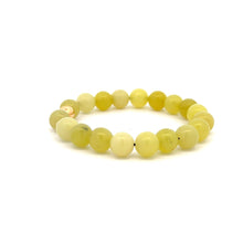 Load image into Gallery viewer, 18K Gold Money Bag Lucky Charm Beads Bracelet Gemstones Lemon Jade 8mm - Rafant
