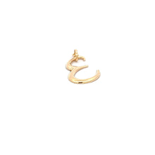 Load image into Gallery viewer, 18K Gold Pendant Letter E Not a Back to Back Design 1 gram - Rafant
