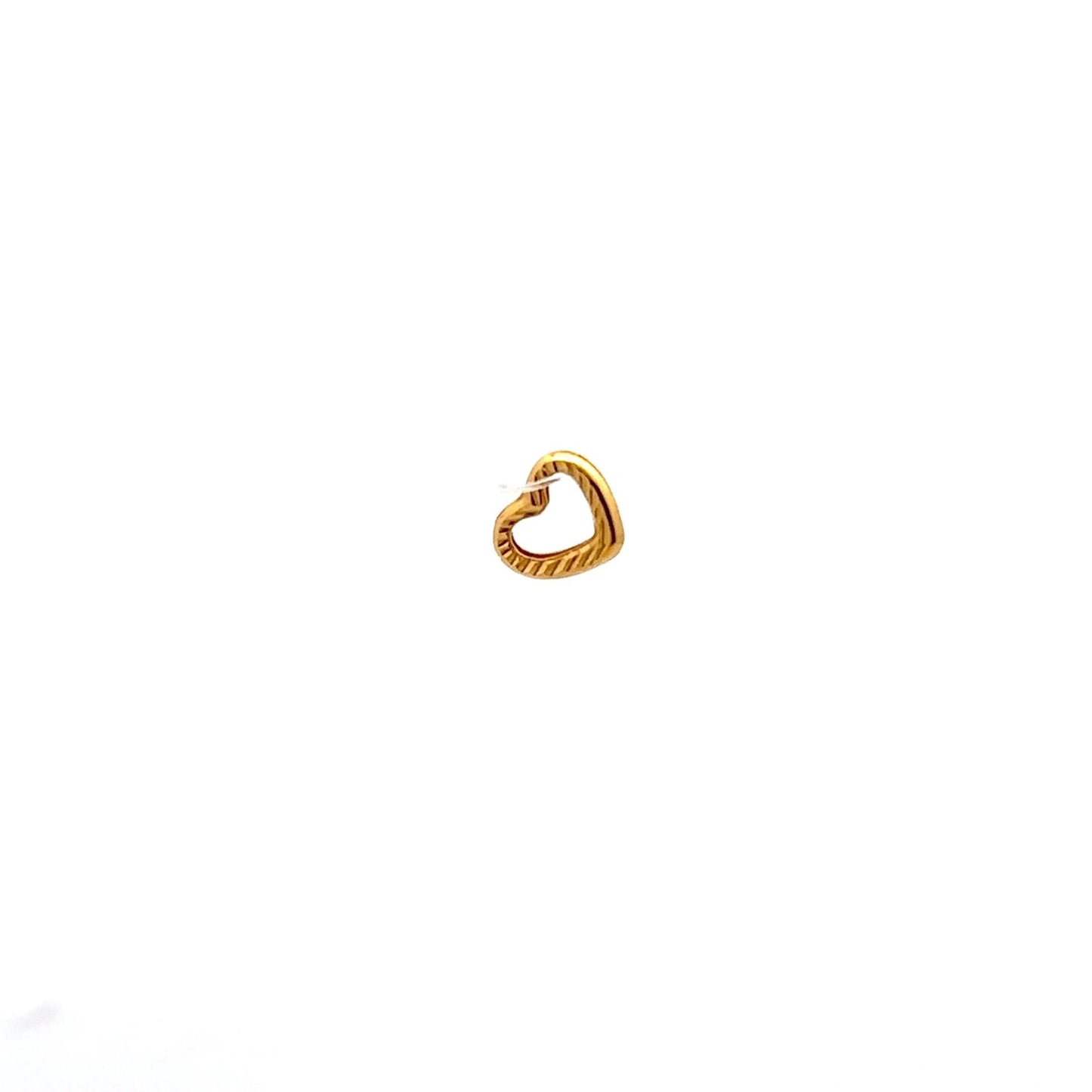 18K Gold Pendant Charm Very Very Tiny - Rafant