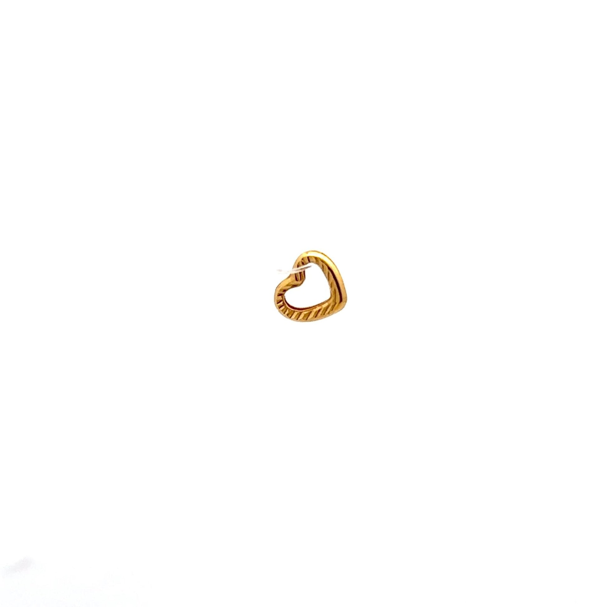 18K Gold Pendant Charm Very Very Tiny - Rafant
