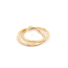 Load image into Gallery viewer, 18K Yellow Gold Earrings Spiral 1.31 grams
