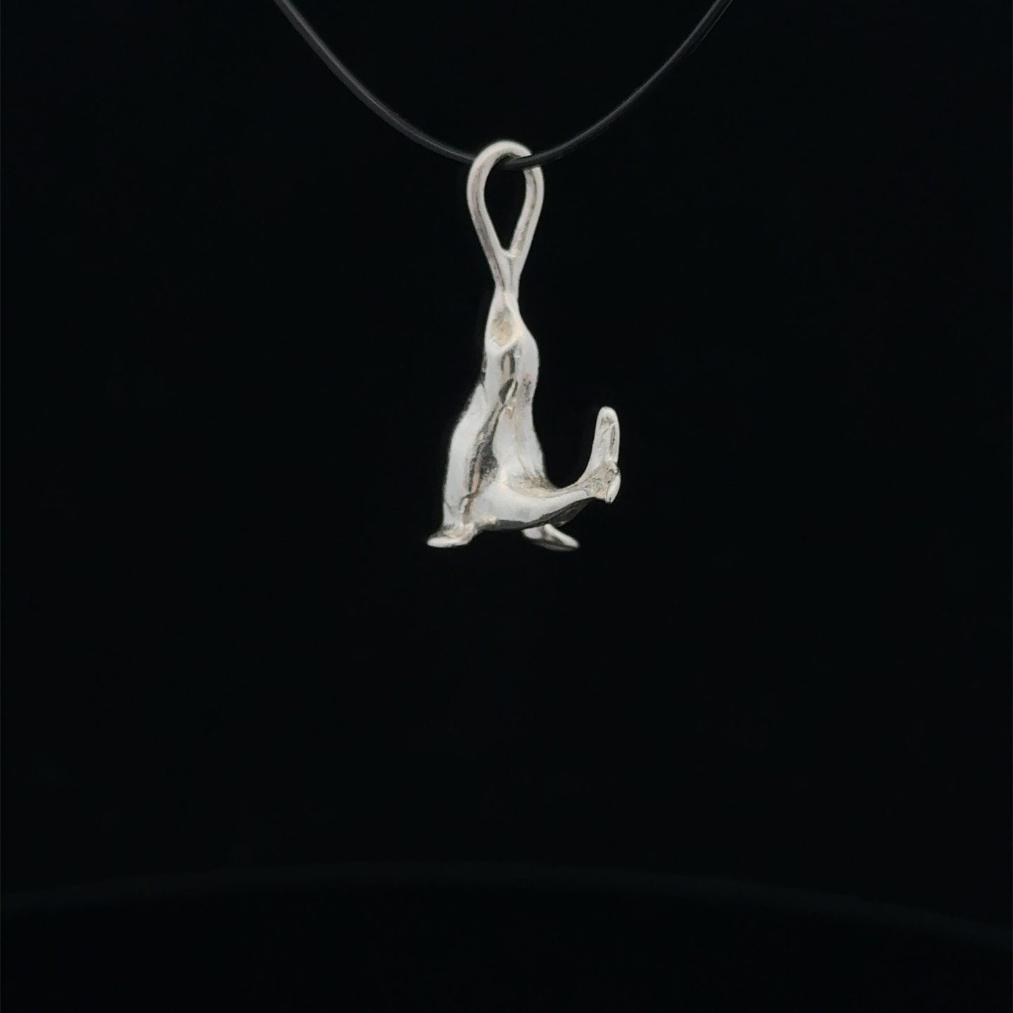 925 Sterling Silver Pendant Charm Seal - Rafant