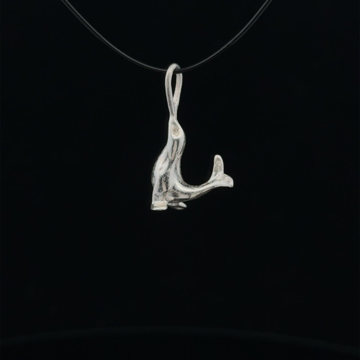 925 Sterling Silver Pendant Charm Seal - Rafant