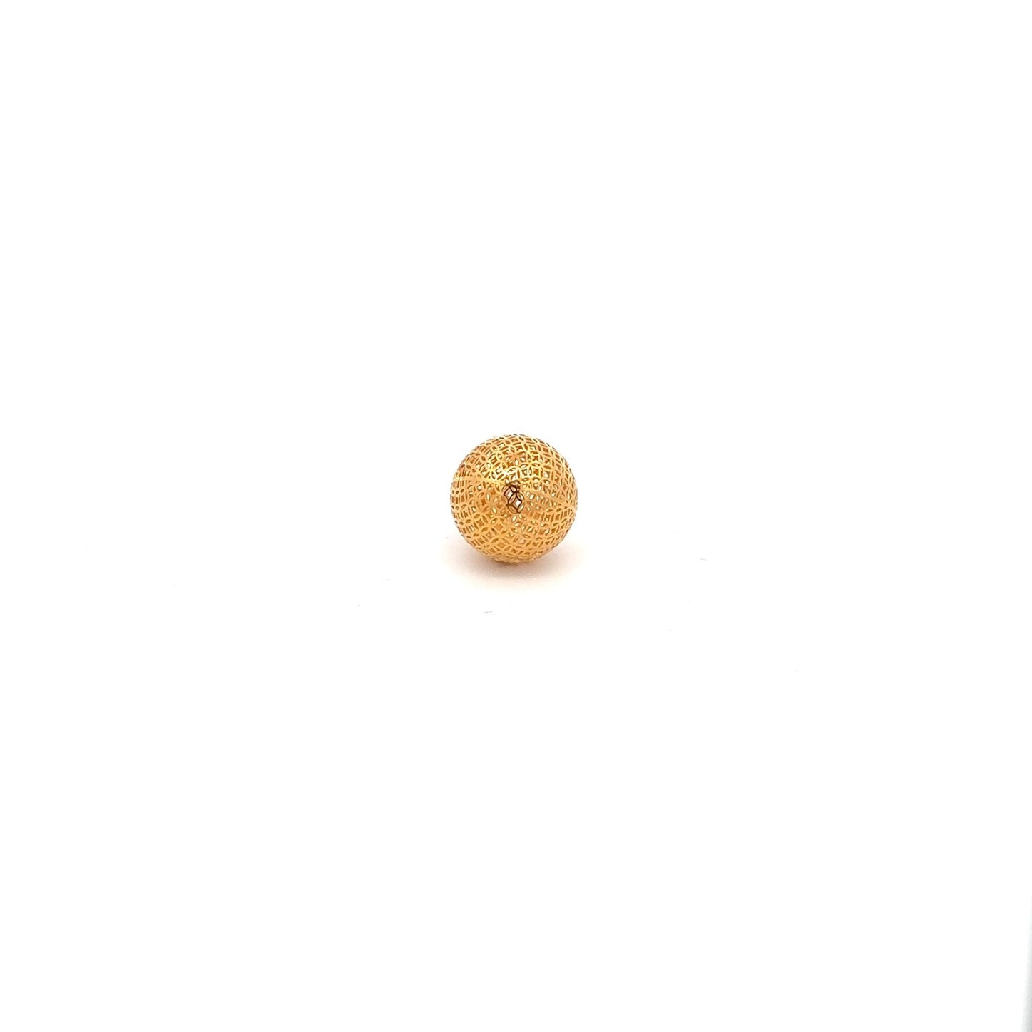 18K Gold Pendant Charm Money Lucky Coin 1.10 grams - Rafant