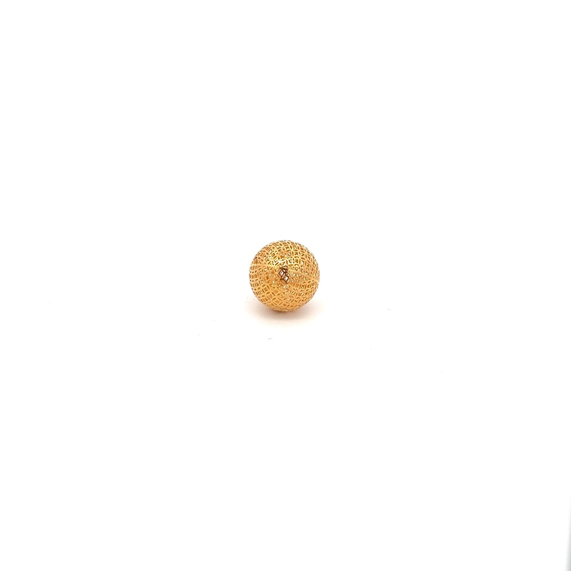 18K Gold Pendant Charm Money Lucky Coin 1.10 grams - Rafant