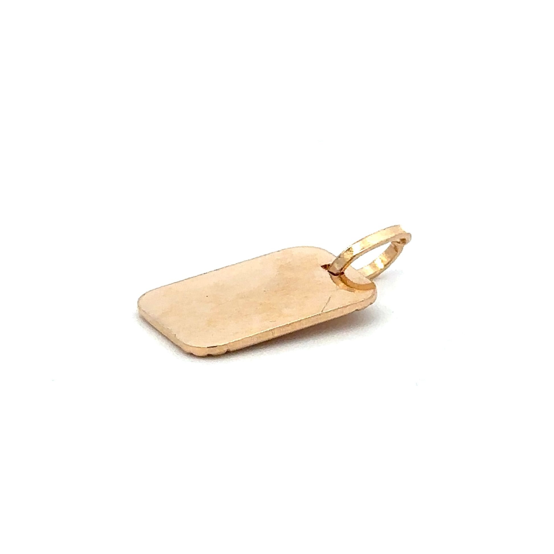 18K Gold Pendant Mother Mary Religious 2.59 grams - Rafant