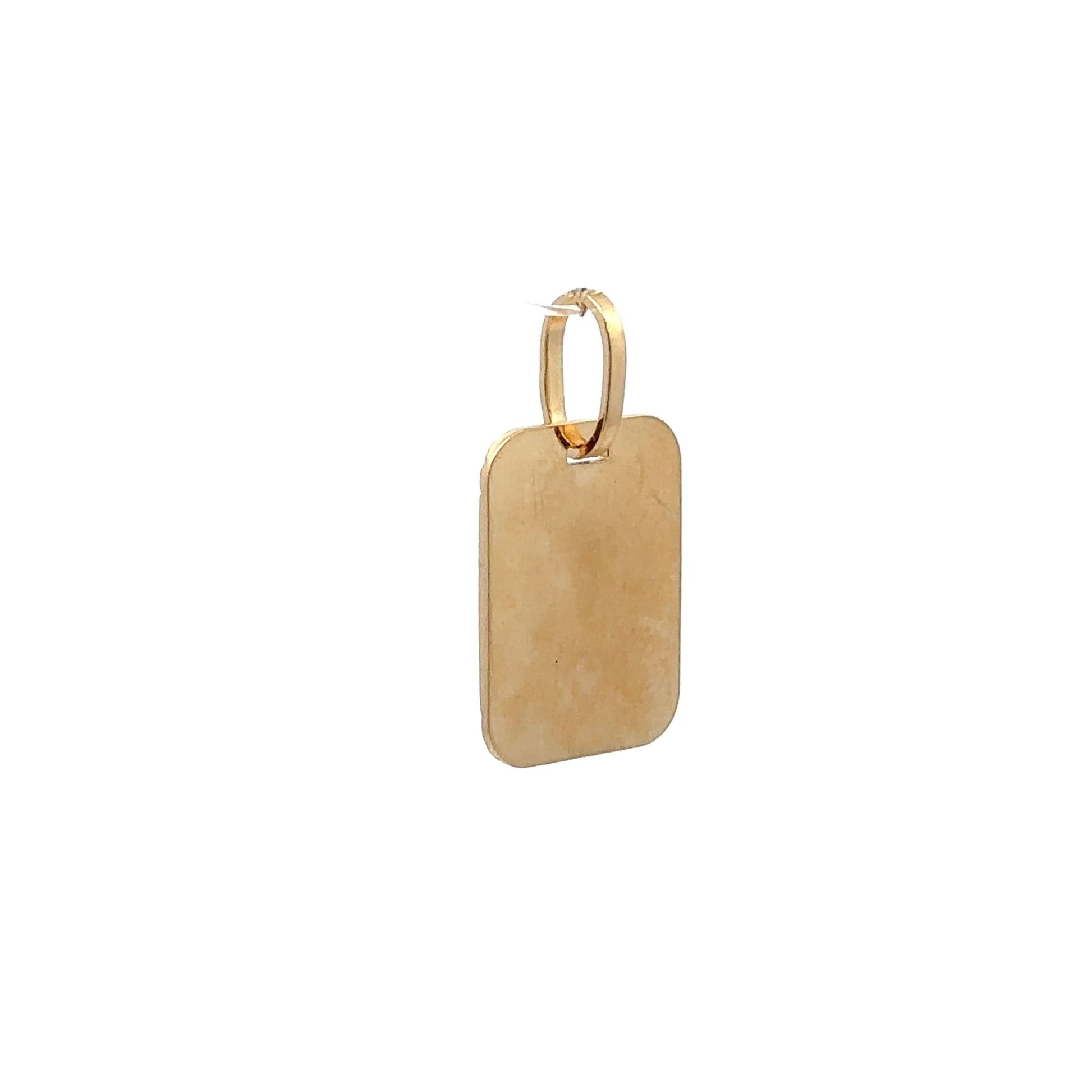 18K Gold Pendant Mother Mary Religious 2.59 grams - Rafant