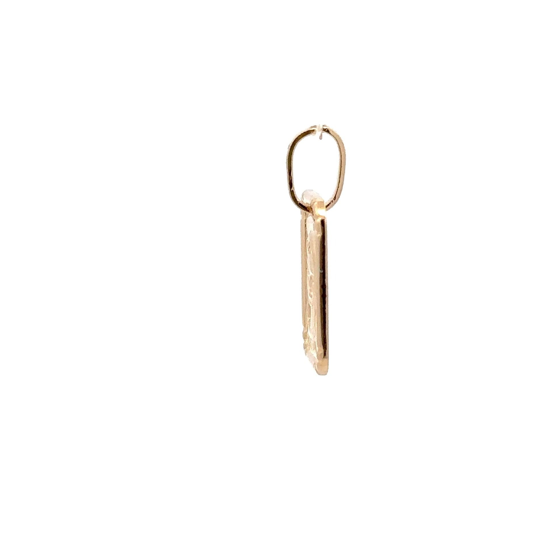 18K Gold Pendant Mother Mary Religious 2.59 grams - Rafant