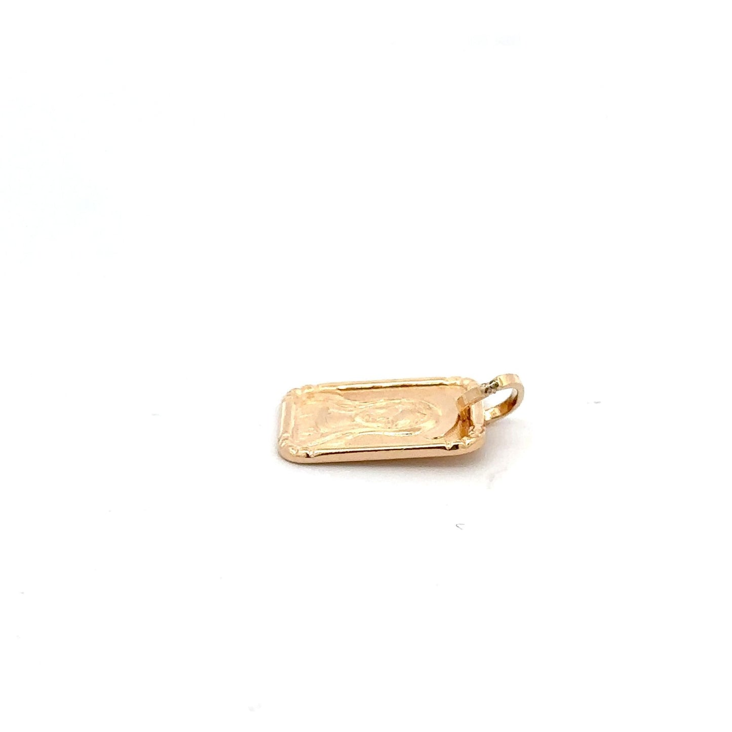 18K Gold Pendant Mother Mary Religious 2.59 grams - Rafant
