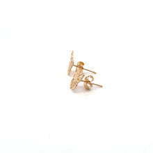 Load image into Gallery viewer, 18K Gold Earrings Stud Butterfly - Rafant
