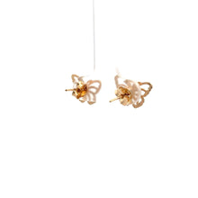 Load image into Gallery viewer, 18K Gold Earrings Stud Butterfly - Rafant
