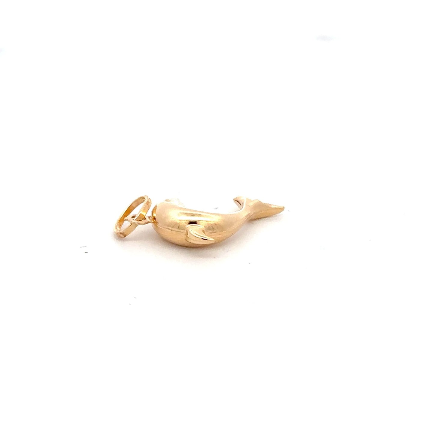 18K Gold Pendant Dolphin - Rafant