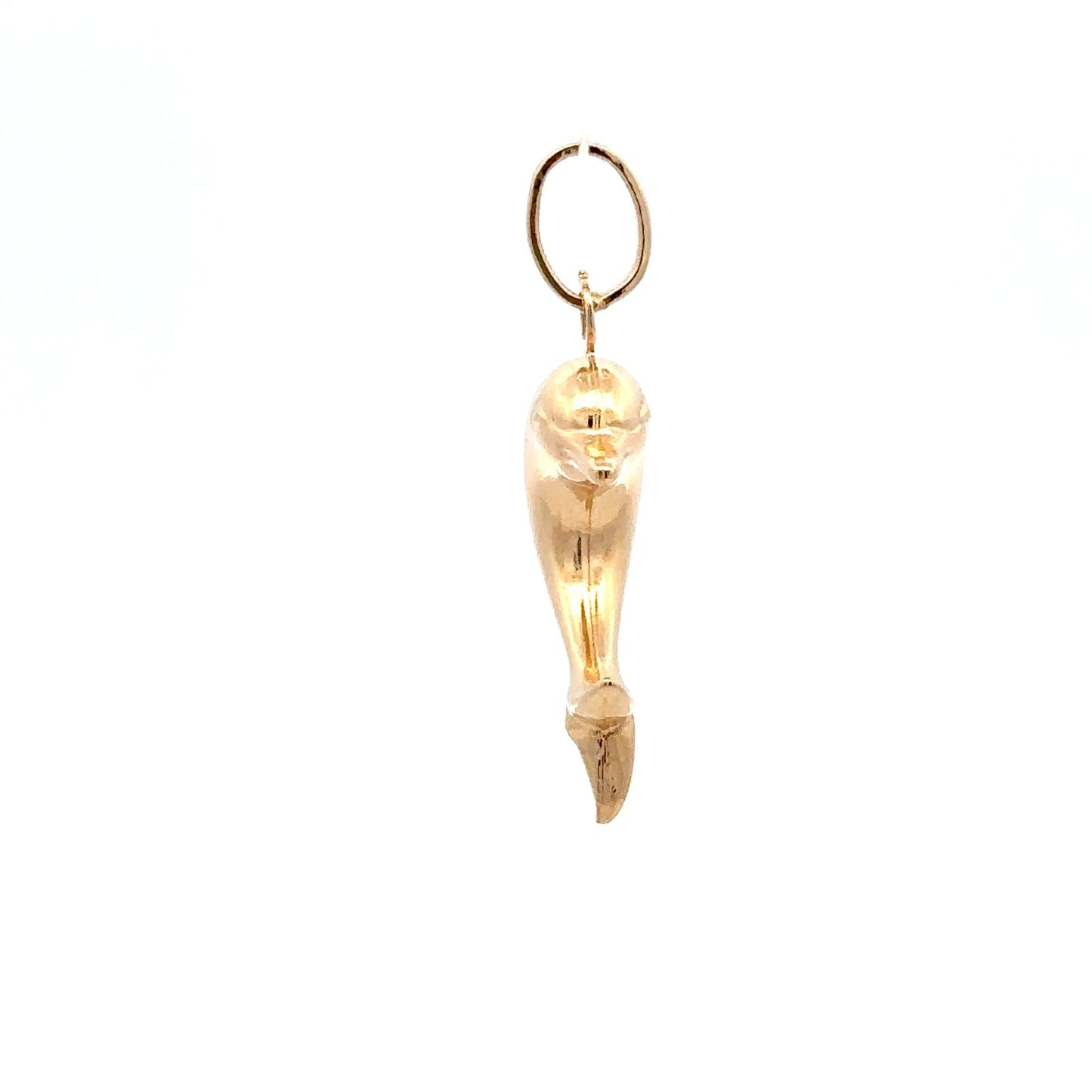18K Gold Pendant Dolphin - Rafant