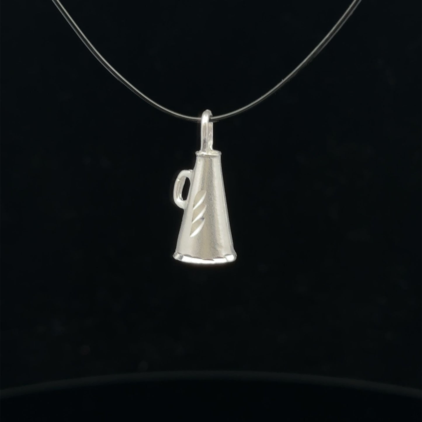 925 Sterling Silver Pendant Megaphone - Rafant