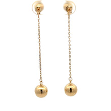 Load image into Gallery viewer, 18K Gold Earrings Balls Dangling - Rafant
