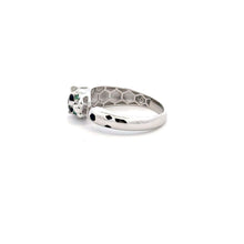 Load image into Gallery viewer, 925 Sterling Silver Ring Panther Green Cubic Zirconia Size 5 - Rafant

