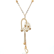 Load image into Gallery viewer, 18K Gold Necklace 17.75 inches Heart Charm 3.23 grams
