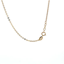 Load image into Gallery viewer, 18K Gold Necklace 17.75 inches Heart Charm 3.23 grams
