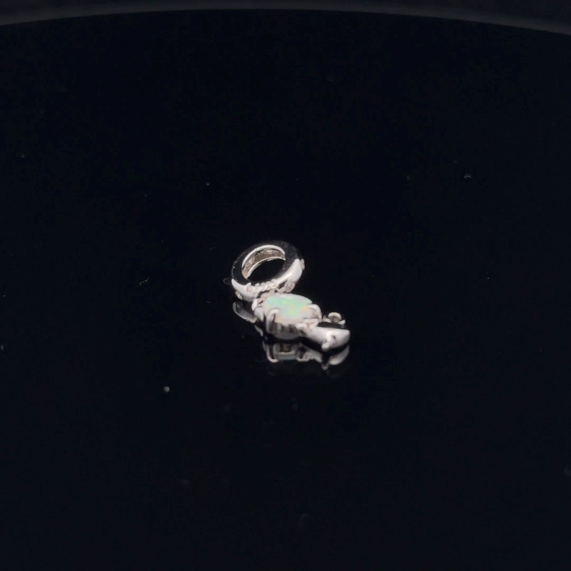 925 Sterling Silver Charm Bead Animal Cat Hanging - Rafant