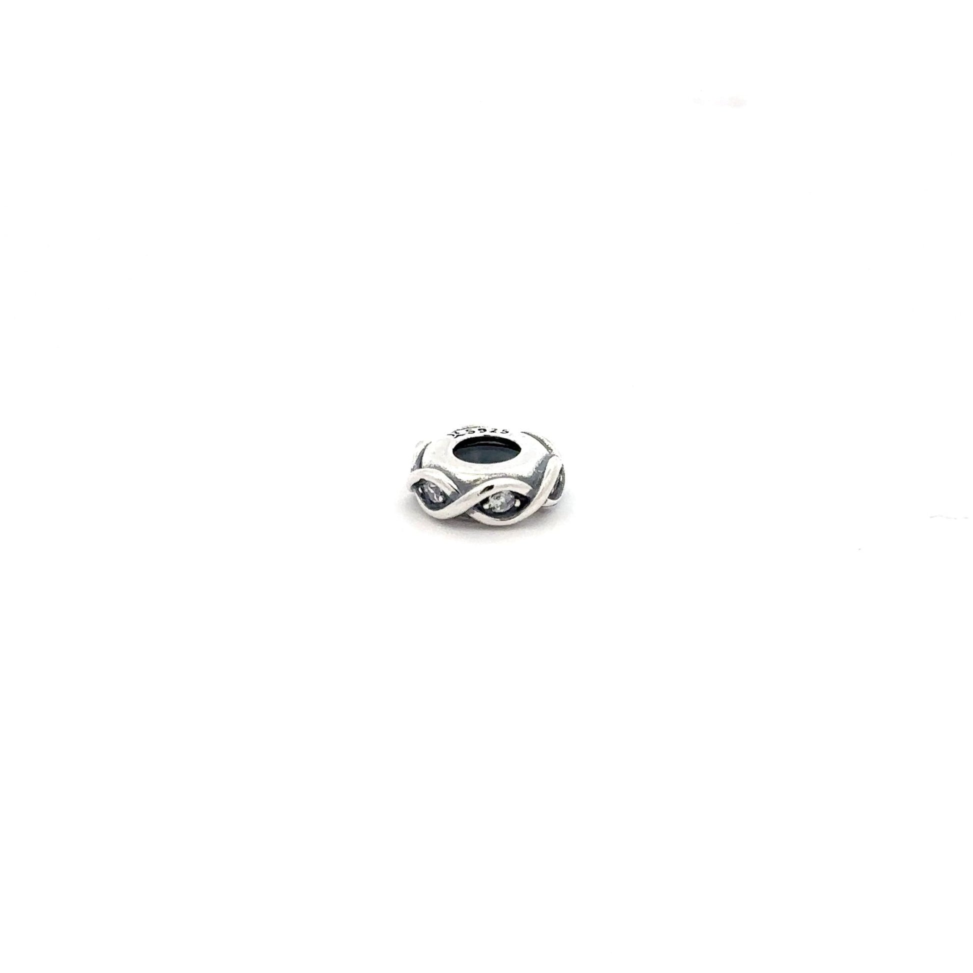 925 Sterling Silver Charm Bead Rondelle Spacer For Charm Bracelet Necklace - Rafant