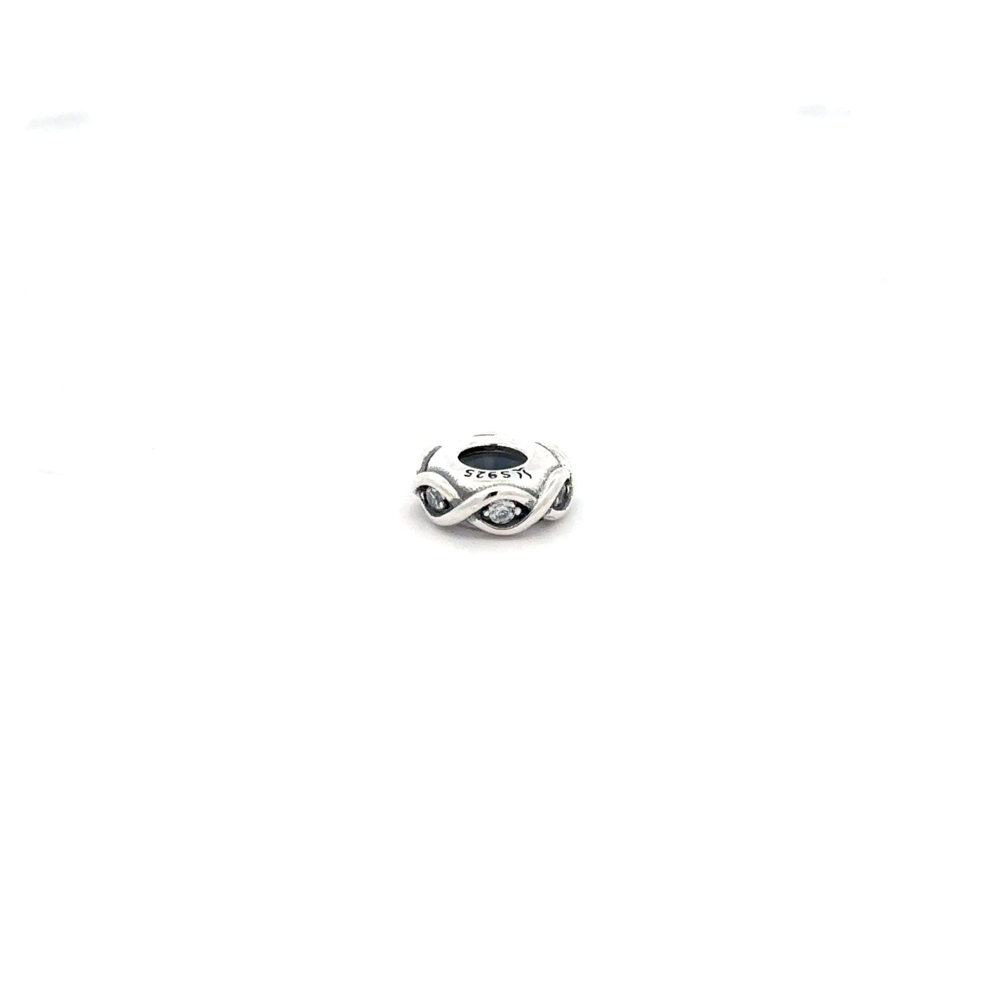 925 Sterling Silver Charm Bead Rondelle Spacer For Charm Bracelet Necklace - Rafant