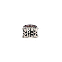 Load image into Gallery viewer, 925 Sterling Silver Charm Bead For Necklace Bracelet Multicolor Rhinestones - Rafant
