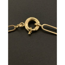 Load image into Gallery viewer, 18K Gold Necklace Chain Paperclips 20 inches 4.83 grams

