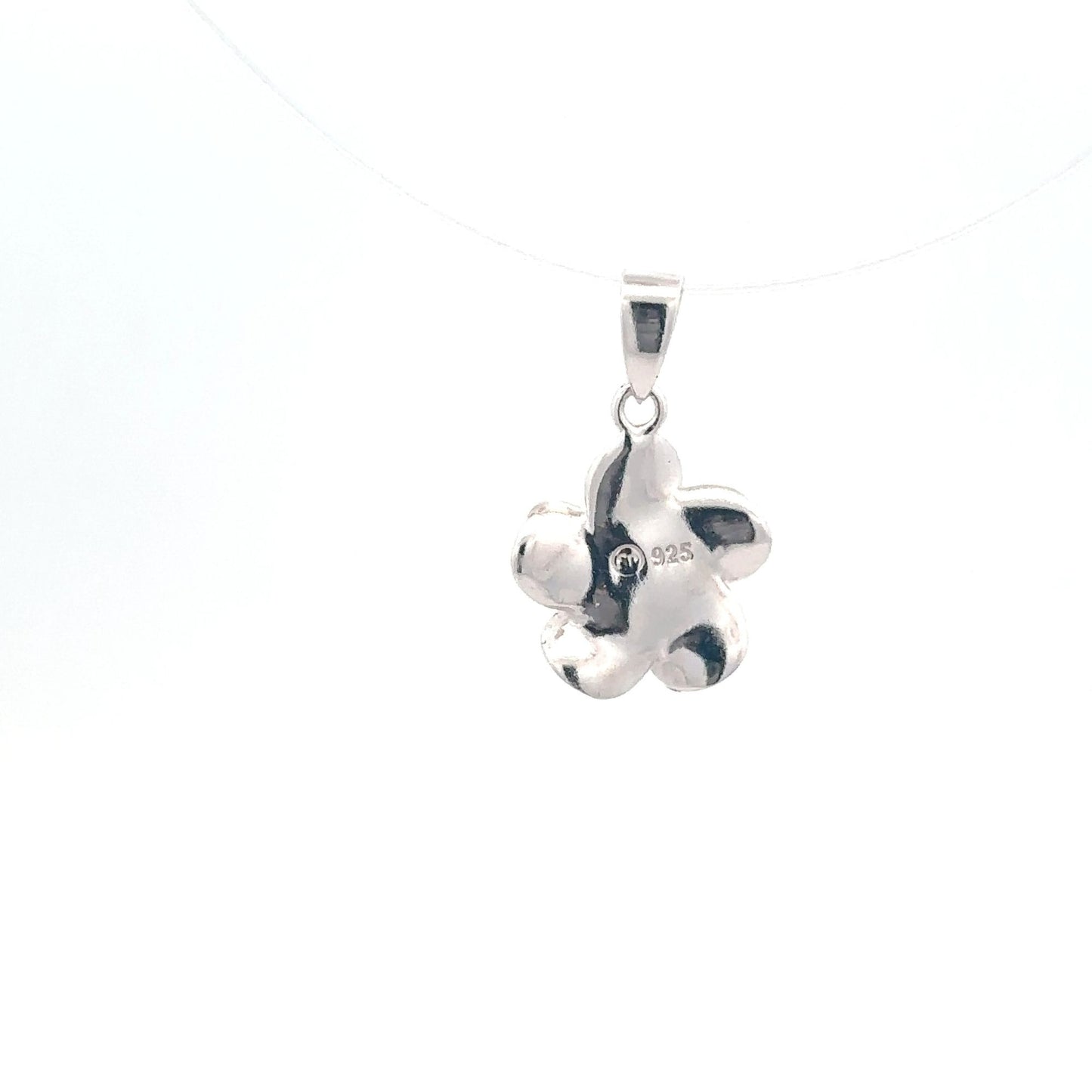 925 Sterling Silver Pendant Charm Flower - Rafant