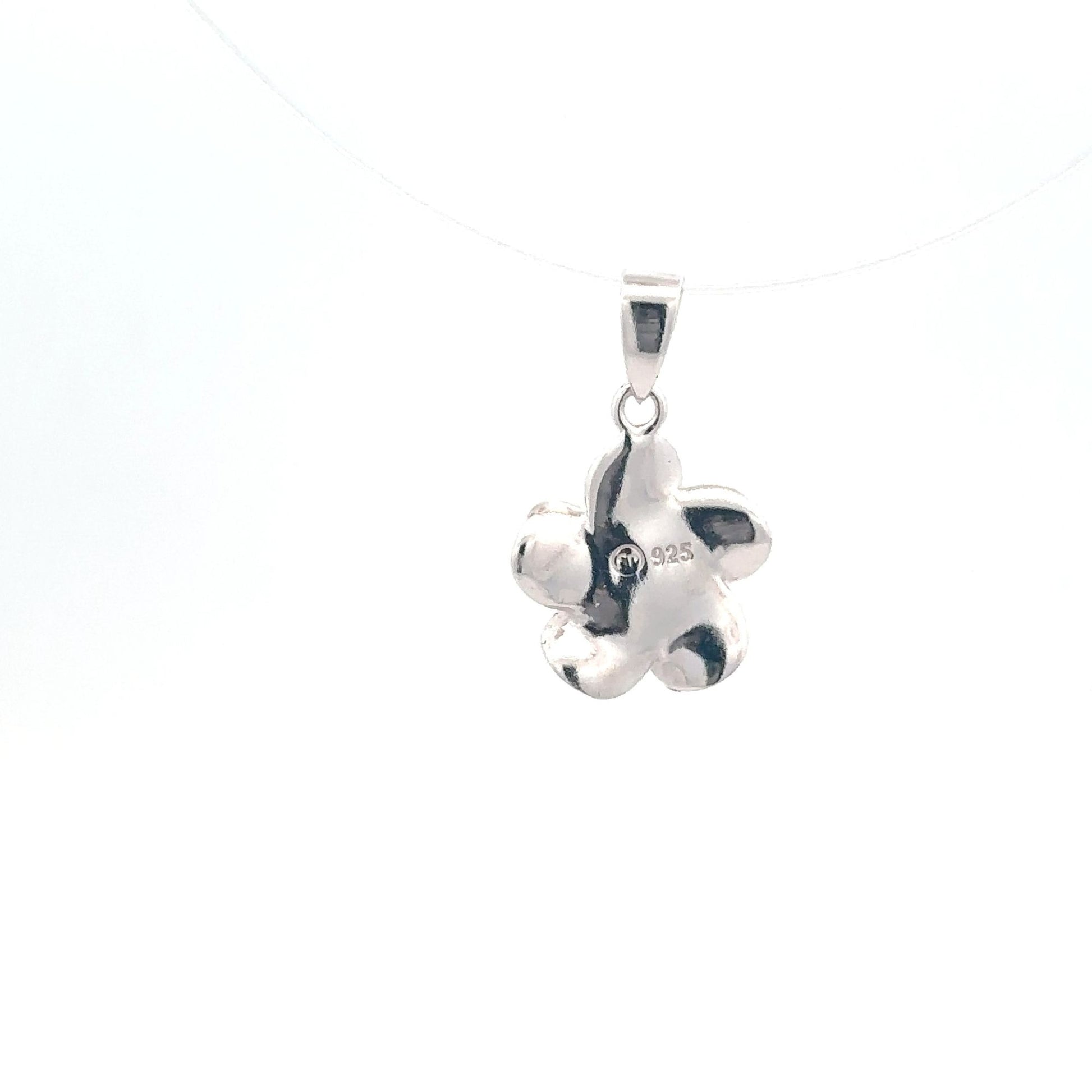 925 Sterling Silver Pendant Charm Flower - Rafant