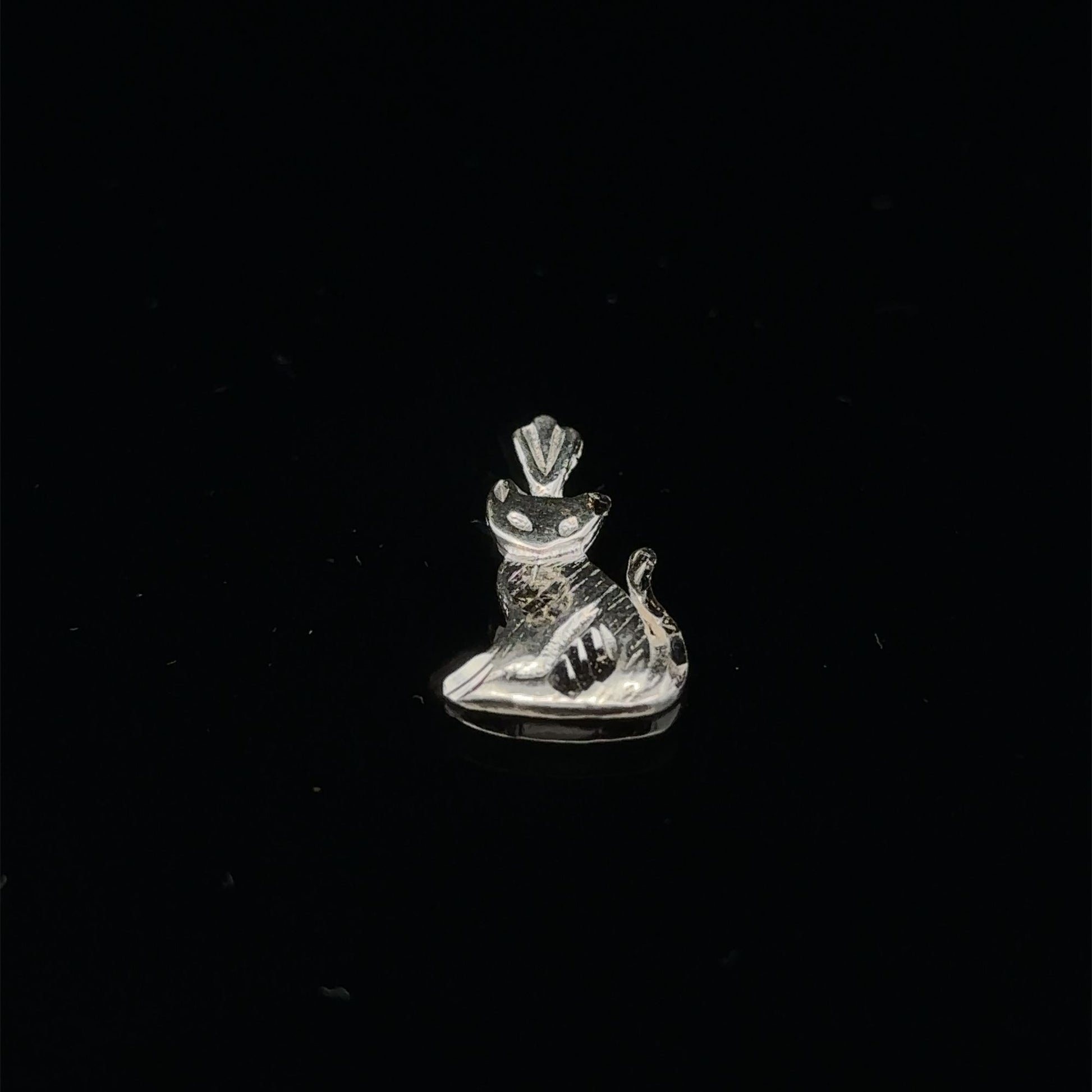 925 Sterling Silver Pendant Charm Cat Pet Animal - Rafant