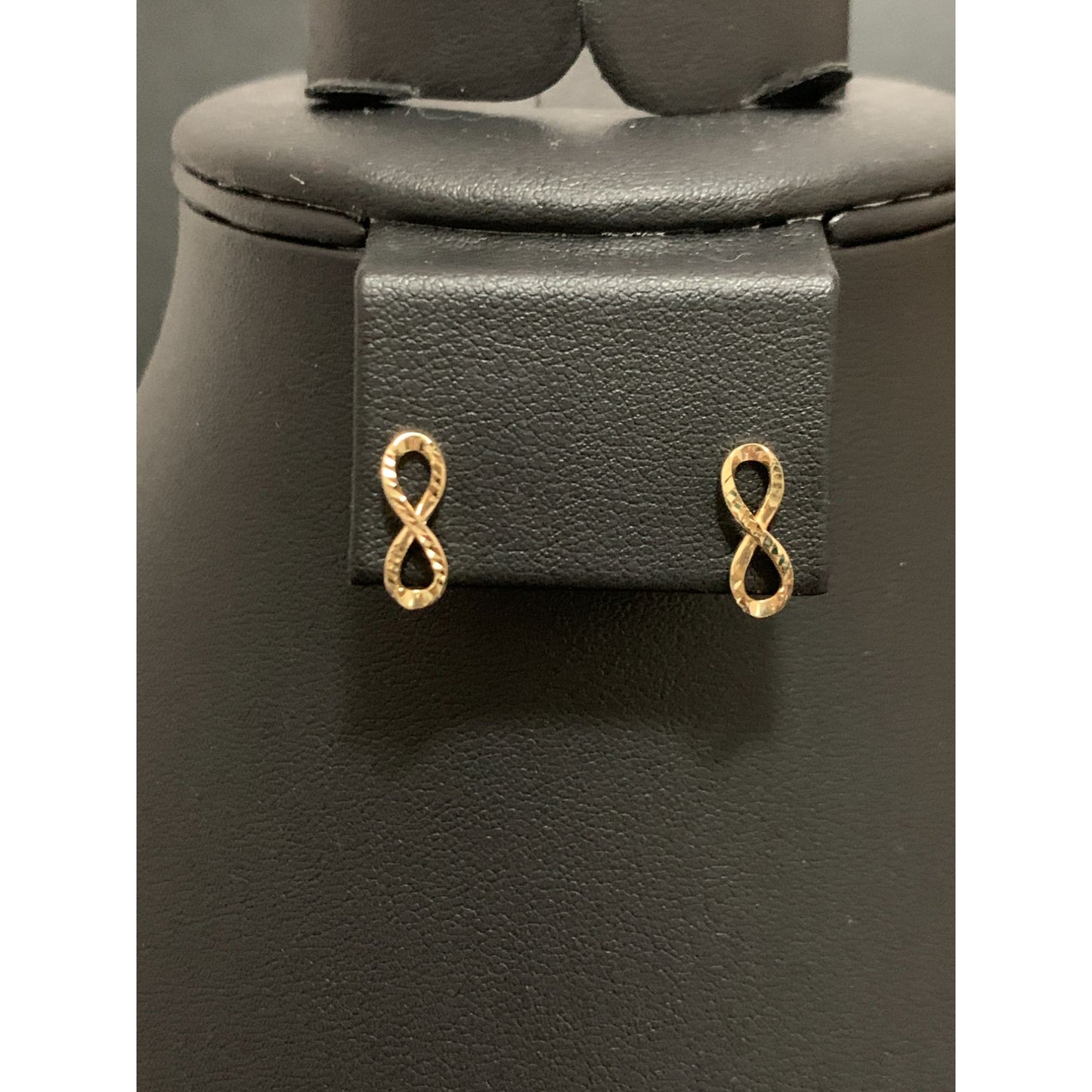 18K Gold Earrings Infinity 1.46 grams Small - Rafant
