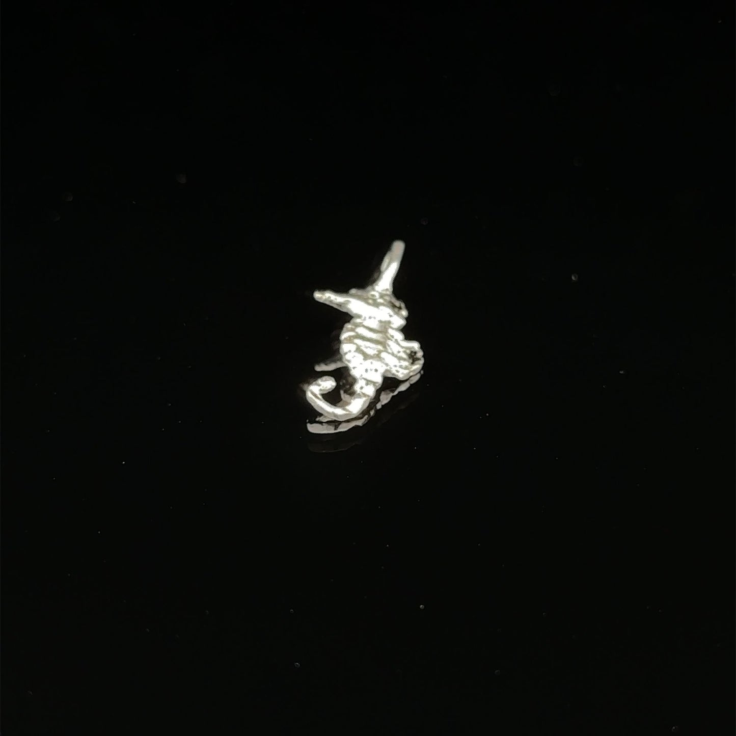 925 Sterling Silver Pendant Charm Seahorse - Rafant