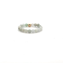 Load image into Gallery viewer, 14K Gold Gemstones Stretch Ring Handmade Elastic Band - Rafant
