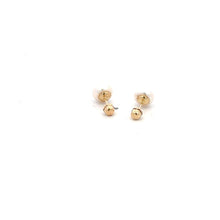 Load image into Gallery viewer, 14K Gold Stud Earrings Freshwater Pearl Screw Back Type - Rafant

