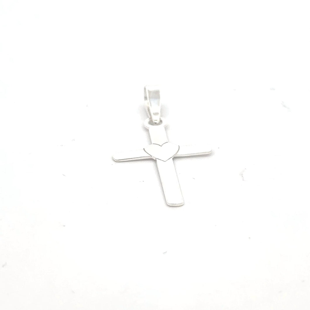 925 Sterling Silver Pendant Cross Religious - Rafant