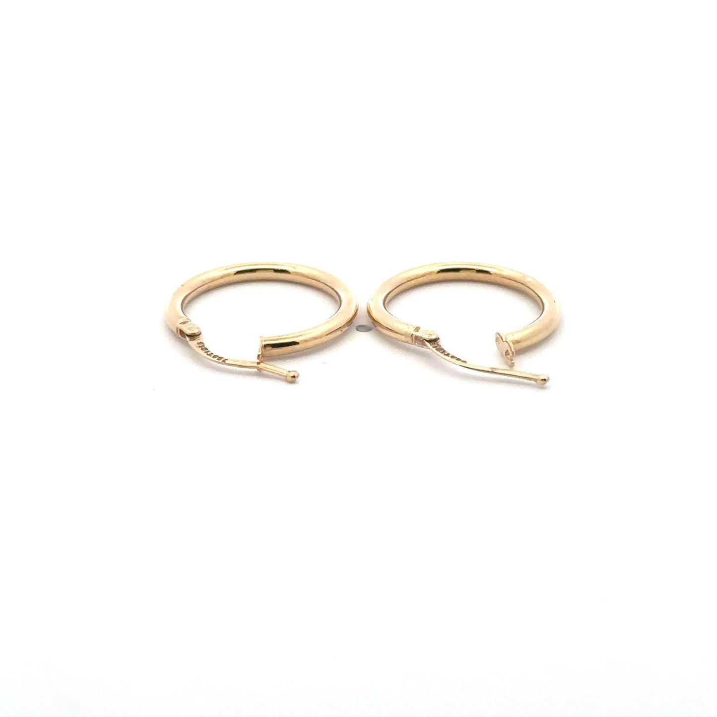 18k Gold Hoops Earrings Small - Rafant