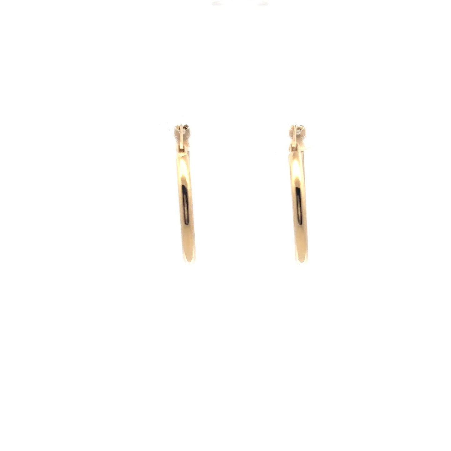 18k Gold Hoops Earrings Small - Rafant