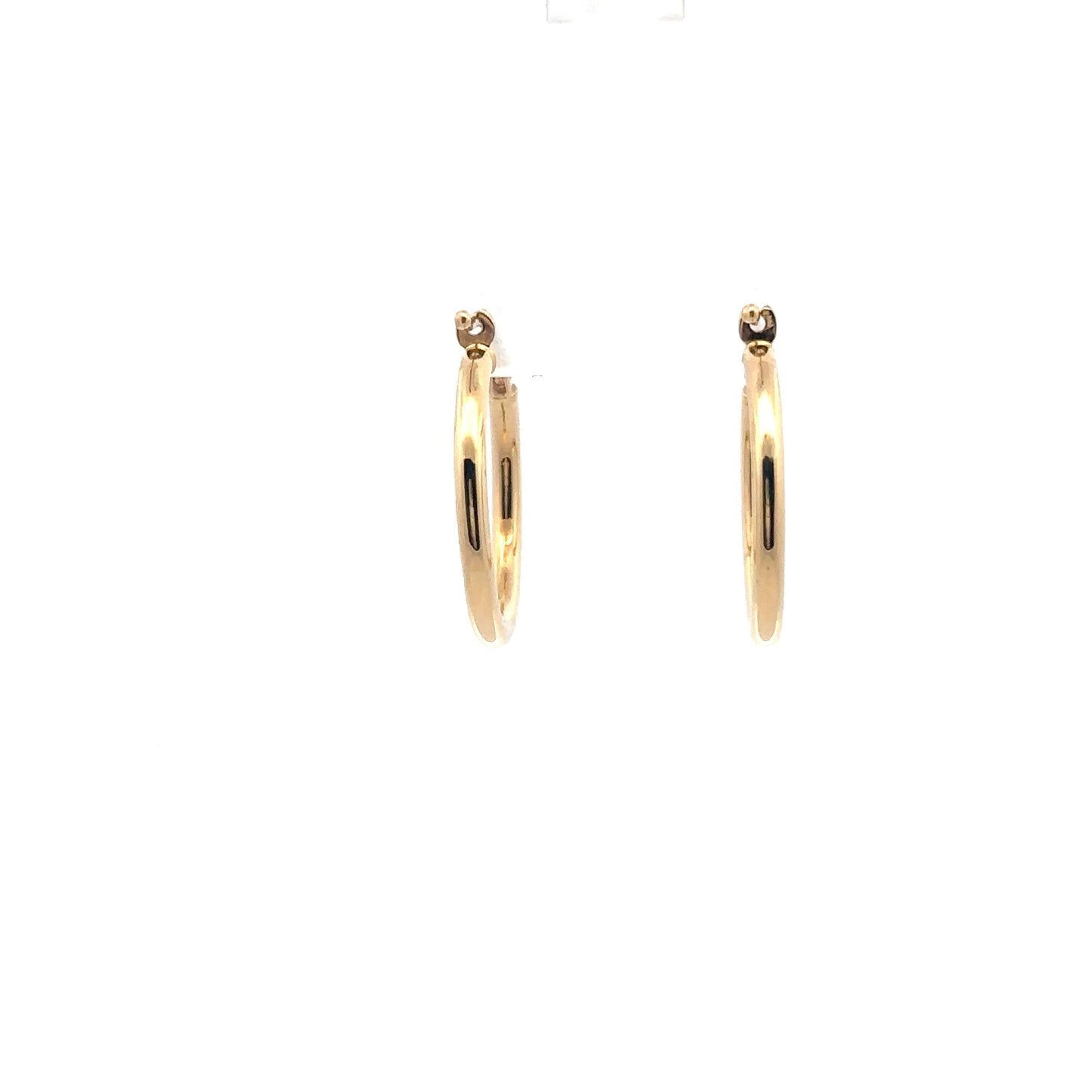 18k Gold Hoops Earrings Small - Rafant