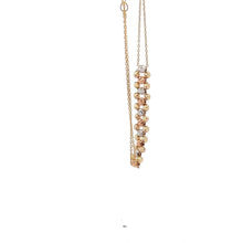 Load image into Gallery viewer, 18K Gold Bracelet Beaded Rounds Charms Size 7 inches Three tones
