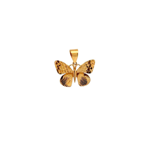 18K Gold Pendant Butterfly 1.62 grams - Rafant