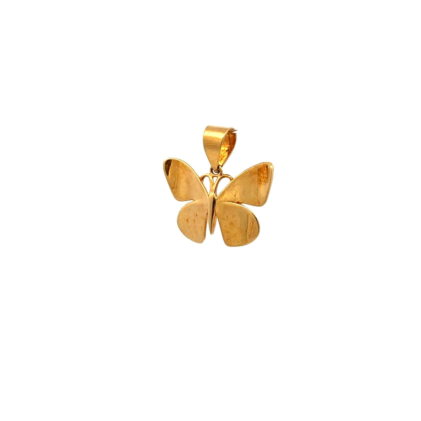 18K Gold Pendant Butterfly 1.62 grams - Rafant