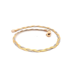 Load image into Gallery viewer, 18K Gold Bracelet White Yellow Gold 2.79 grams Size 7.5 inches
