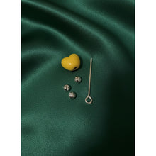 Load image into Gallery viewer, 925 Sterling Silver Interchangeable Modular Add On Pendant Enamel Heart Beads Build Your Own Custom Jewelry Base Choose Color
