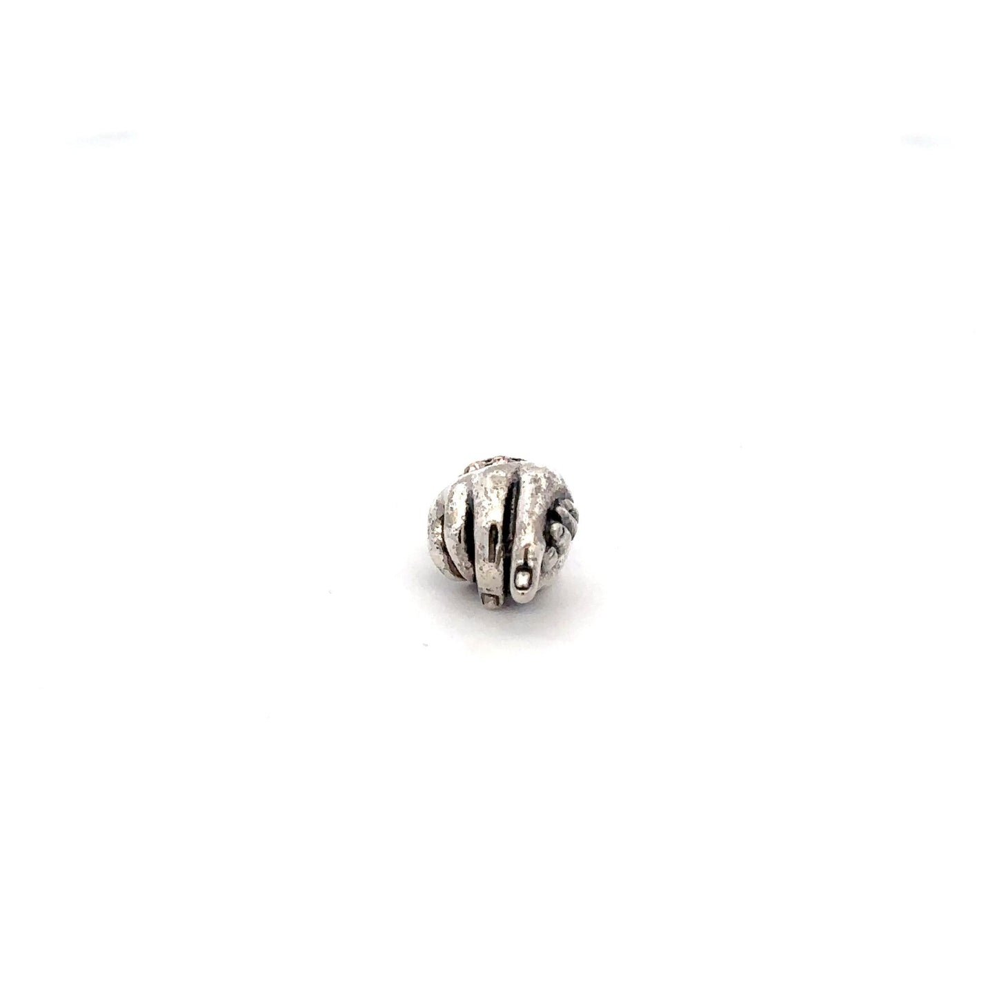 925 Sterling Silver Charm Bead Hands Oxidized For Charm Bracelet Necklace - Rafant