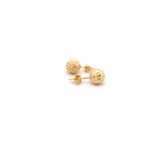 Load image into Gallery viewer, 18K Yellow Gold Stud Ball Earrings - Rafant
