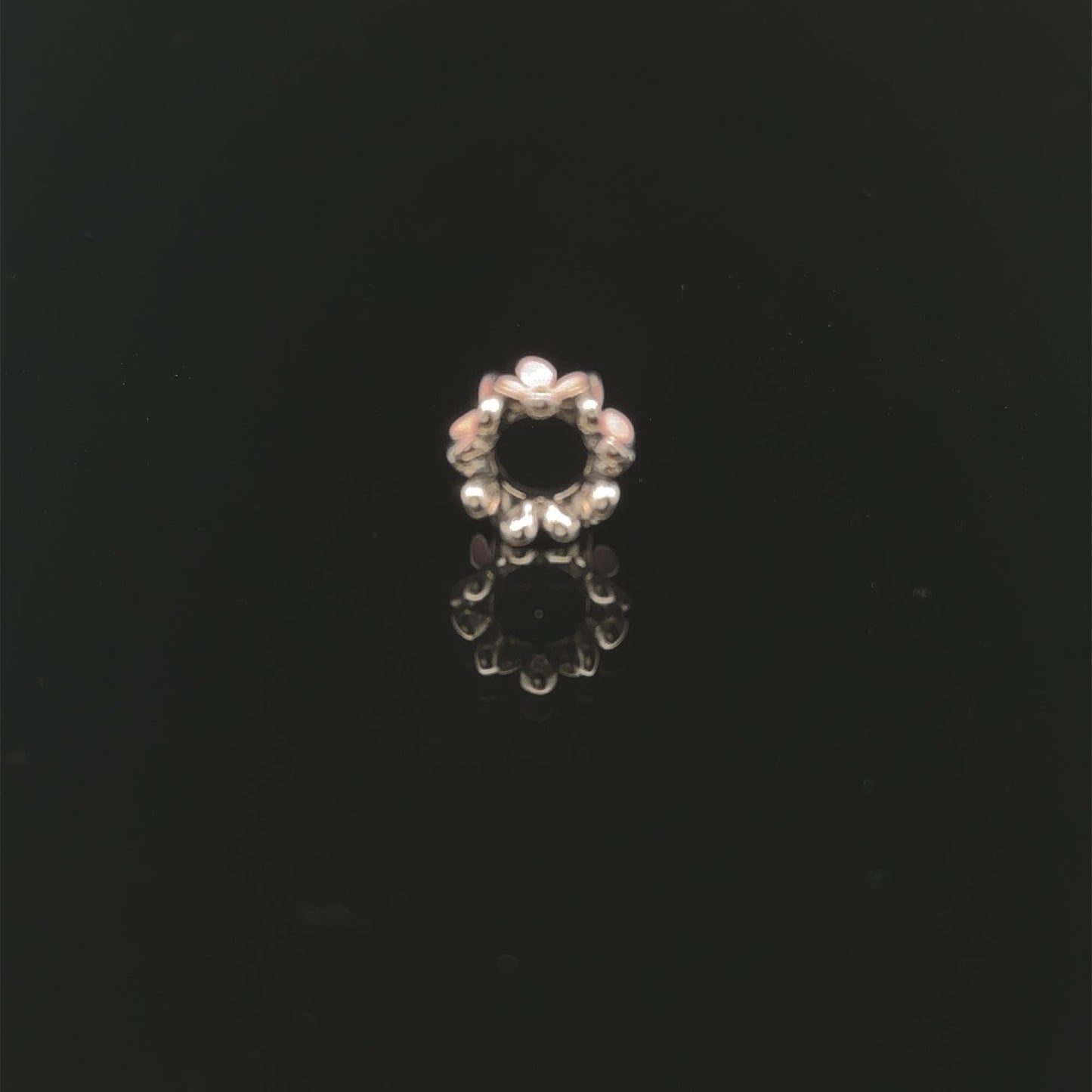 925 Sterling Silver Charm Bead Flower - Rafant