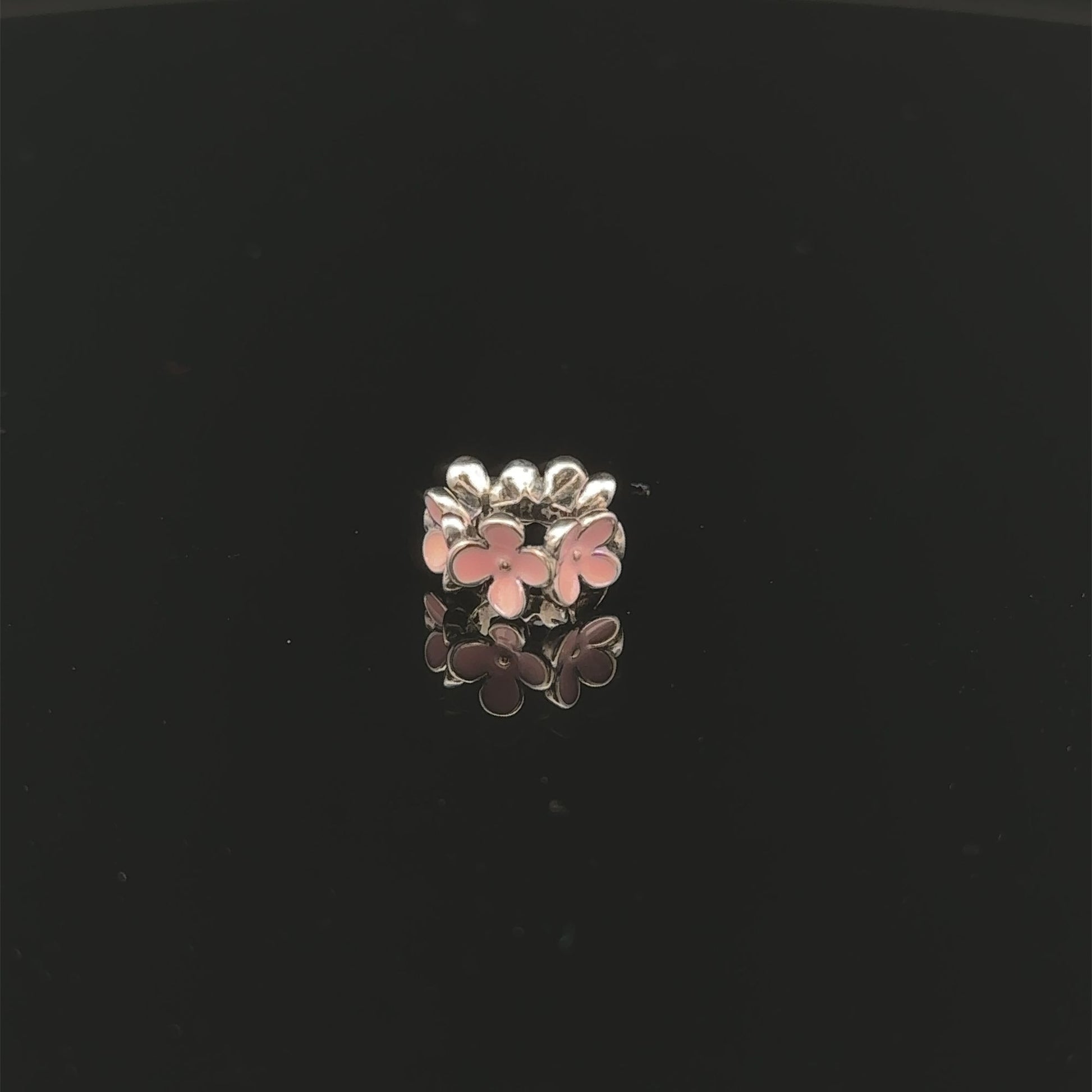 925 Sterling Silver Charm Bead Flower - Rafant